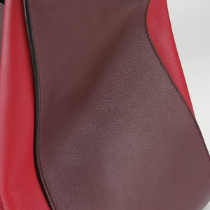 Pre-owned Loewe hammock Red×burgundy leather shoulderbag | stylenewstar