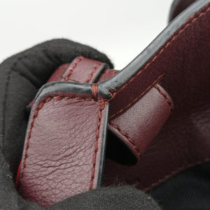 Pre-owned Loewe hammock Red×burgundy leather shoulderbag | stylenewstar