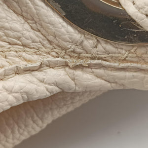 Pre-owned Christian Dior Cannage Bee Beige Leather handbag | stylenewstar