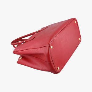 Pre-owned Prada Galleria Red SAFFIANO Leather BN1786 handbag | stylenewstar