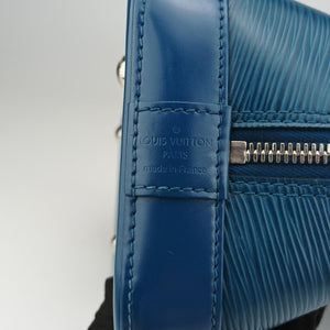 Pre-owned Louis Vuitton Alma PM Toledo Blue Epi M52145 handbag | stylenewstar