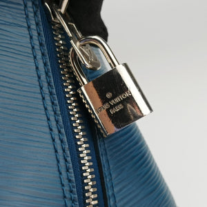 Pre-owned Louis Vuitton Alma PM Toledo Blue Epi M52145 handbag | stylenewstar