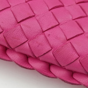 Pre-owned Bottega Veneta Intrecciato Rose lambskin handbag | stylenewstar