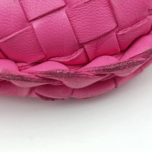 Pre-owned Bottega Veneta Intrecciato Rose lambskin handbag | stylenewstar