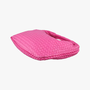 Pre-owned Bottega Veneta Intrecciato Rose lambskin handbag | stylenewstar