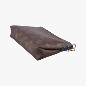 Vintage Louis Vuitton PALLAS Clutch brown×Marine Monogram Canvas×calf leather M41639 shoulderbag | stylenewstar
