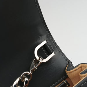 Pre-owned Delvaux Delvaux Tempete Pochette gray Leather shoulderbag | stylenewstar