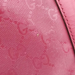 Vintage Gucci GG plus Spring Joy GG Supreme Red PVC coated canvas×Leather 193603 handbag | stylenewstar