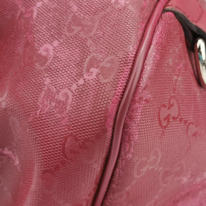 Vintage Gucci GG plus Spring Joy GG Supreme Red PVC coated canvas×Leather 193603 handbag | stylenewstar