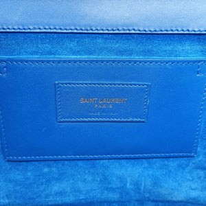 Secondhand Yves Saint Laurent KATE Blue Leather 354119 shoulderbag | stylenewstar