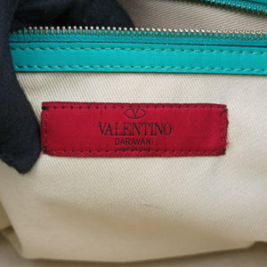 Pre-owned Valentino Rockstud Blue leather shoulderbag | stylenewstar
