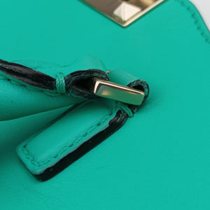 Pre-owned Valentino Rockstud Blue leather shoulderbag | stylenewstar