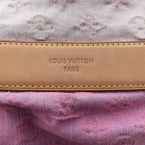 Pre-owned Louis Vuitton Sunshine Rose×multicolor Monogram Denim M93183 shoulderbag | stylenewstar