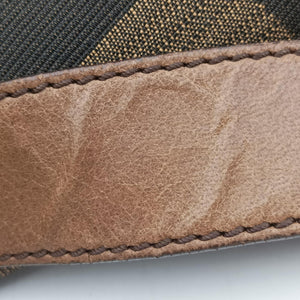 Pre-owned Fendi Mamma Bucket Brown canvas× Leather 8BT137 shoulderbag | stylenewstar