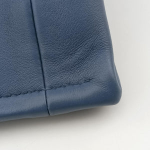 Pre-owned Christian Dior Book Tote Bag Blue leather handbag | stylenewstar