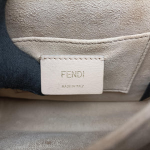 Pre-owned Fendi Kan U Brown×black Leather 8M0417 shoulderbag | stylenewstar
