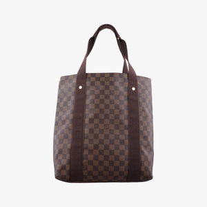 Pre-owned Louis Vuitton Cabas Bobur EBENE Damier Canvas N52006 handbag | stylenewstar