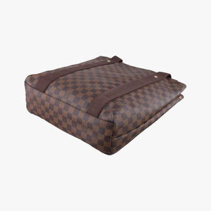 Pre-owned Louis Vuitton Cabas Bobur EBENE Damier Canvas N52006 handbag | stylenewstar
