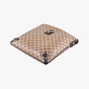 Vintage Gucci Abbey Brown PVC coated canvas 268642 shoulderbag | stylenewstar