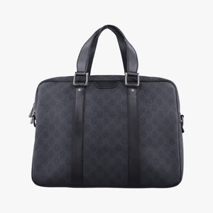 Vintage Gucci GG Plus GG Supreme Black PVC coated canvas 337081 handbag | stylenewstar