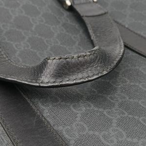 Vintage Gucci GG Plus GG Supreme Black PVC coated canvas 337081 handbag | stylenewstar