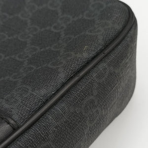 Vintage Gucci GG Plus GG Supreme Black PVC coated canvas 337081 handbag | stylenewstar