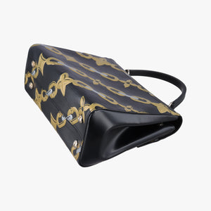 Pre-owned Louis Vuitton Chain Flower Cluny MM BLACK Epi M42488 shoulderbag | stylenewstar