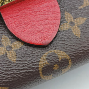 Pre-owned Louis Vuitton Locky BB Monogram/Brown×Coqulicot Monogram canvas×calf leather M44322 shoulderbag | stylenewstar