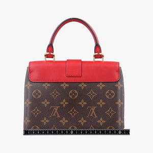 Pre-owned Louis Vuitton Locky BB Monogram/Brown×Coqulicot Monogram canvas×calf leather M44322 shoulderbag | stylenewstar
