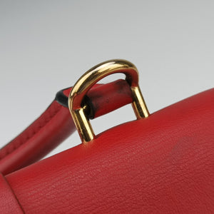 Pre-owned Louis Vuitton Locky BB Monogram/Brown×Coqulicot Monogram canvas×calf leather M44322 shoulderbag | stylenewstar