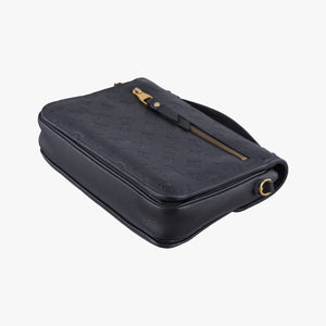 Pre-owned Louis Vuitton Pochette Metis MM Black Monogram Empreinte M41487 shoulderbag | stylenewstar