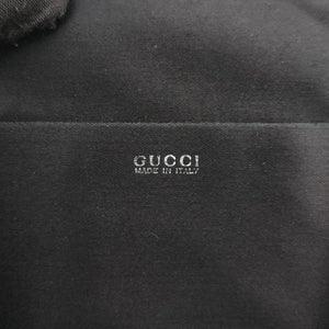 Pre-owned Gucci Beaded Satin Evening Black Sequins 005 47 handbag | stylenewstar