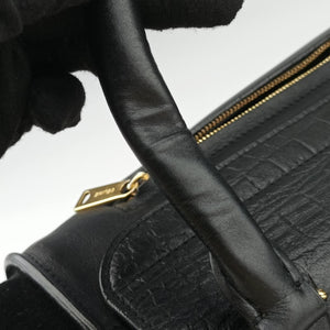 Vintage Celine Trapeze Black Suede×leather handbag | stylenewstar