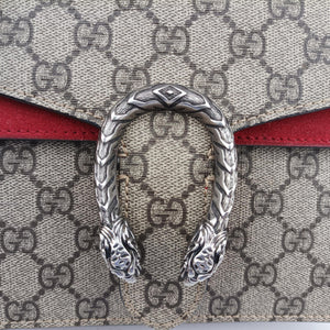 Vintage Gucci Dionysus beige×red PVC coated canvas × suede 421970 shoulderbag | stylenewstar