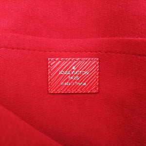 Pre-owned Louis Vuitton Saint Cloud Coquelicot Epi M54156 shoulderbag | stylenewstar