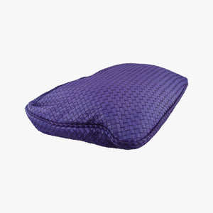 Pre-owned Bottega Veneta Intrecciato Purple lambskin handbag | stylenewstar