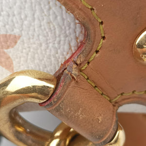 Pre-owned Louis Vuitton BEVERLY MM White Monogram Multicolor M40203 handbag | stylenewstar