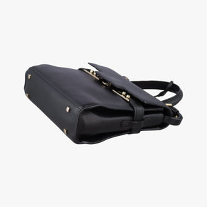 Pre-owned Delvaux Tampete Black Leather shoulderbag | stylenewstar