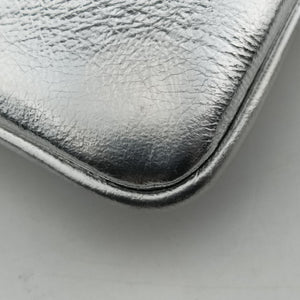 Pre-owned Christian Dior Dior double Medium Silver Leather shoulderbag | stylenewstar