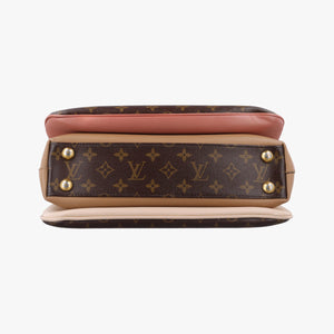 Vintage Louis Vuitton Mille feuille Brown×multi Monogram canvas×calf leather M44255 handbag | stylenewstar