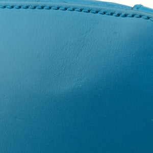 Pre-owned Gucci Bright Diamante Bucket Blue Leather 354229 shoulderbag | stylenewstar