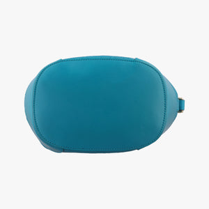 Pre-owned Gucci Bright Diamante Bucket Blue Leather 354229 shoulderbag | stylenewstar