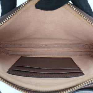 Pre-owned Gucci Ophidia Beige×red×green PVC coated canvas×Leather 598664 shoulderbag | stylenewstar