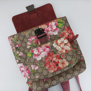 Secondhand Gucci GG Blooms Multicolour PVC coated canvas 410544 backpack/rucksack | stylenewstar