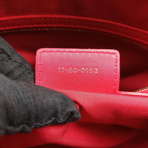 Pre-owned Christian Dior Cannage Dior Soft Shopping Red lambskin handbag | stylenewstar