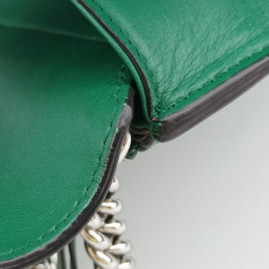 Pre-owned Gucci Interlocking G Green Leather 387604 shoulderbag | stylenewstar