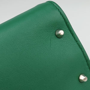 Pre-owned Gucci Interlocking G Green Leather 387604 shoulderbag | stylenewstar