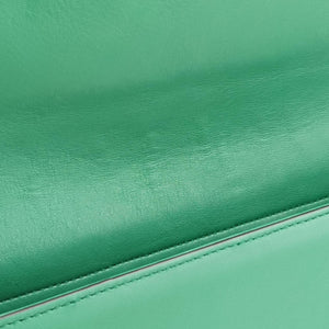 Pre-owned Gucci Interlocking G Green Leather 387604 shoulderbag | stylenewstar