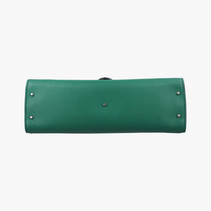 Pre-owned Gucci Interlocking G Green Leather 387604 shoulderbag | stylenewstar