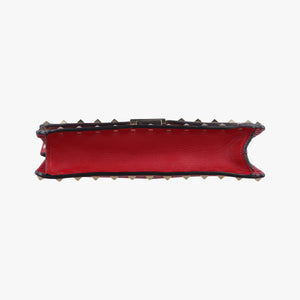 Pre-owned Valentino ROCKSTUD Red Leather shoulderbag | stylenewstar